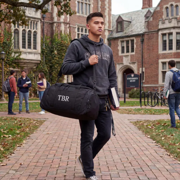 Graduation Gift for Him Personalized Duffle Bag for Son Custom Gym Bag College Graduate Gift Boyfriend Travel Bag High School Grad Present
