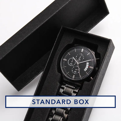 Personalized Graduation Gift for Son Engraved Watch for Him Milestone Custom Gifts Graduate College High School Master Degree Present