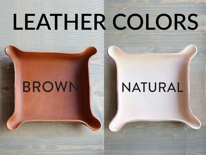 College Graduate Gift / Custom Leather Tray / Graduation Gift Ideas / Custom gift with University Seal, name / Class of 2026