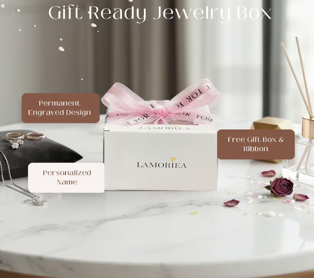 Engraved Birth Flower jewellery Box, Personalized Name Travel Jewelry Box, Bridal Party Gifts, Bridesmaid Gifts, Christmas Jewelry box case