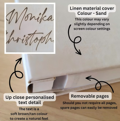 Personalised Graduation Scrapbook | Self-adhesive Memory Photo Album for Junior High School, and College Graduates | Self adhesive Album
