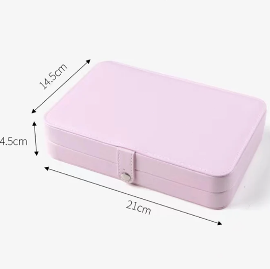 Personalized Jewelry Box,Leather Jewelry Travel Case,Bridal Party Gift,Birth Flower Jewelry Case,Bridesmaid Proposal,Gifts for Her Birthday