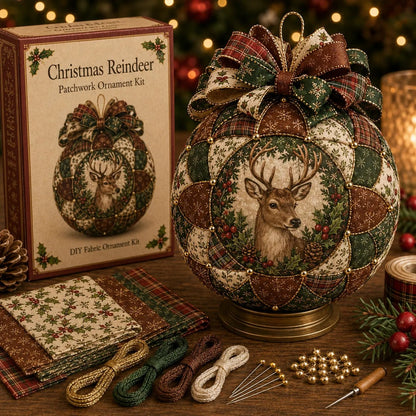 🎄Christmas Classics Patchwork Ornament DIY Kit