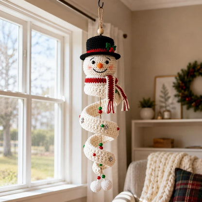 Crochet Snowman Spiral Oranment DIY Kit🎅🌲