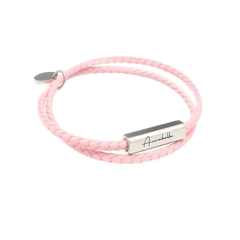 Personalized Disc Bar Name Bracelet, Personalised gift for her, Engraved Bracelets For Women, Mother's Day Gift, Fashionable Couple bracelet