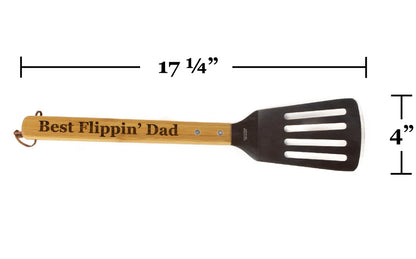 Best Flippin' Papa Uncle Dad Brother Spatula | Grilling Barbecue Spatula Tool | Unique Mother's Day Gift For Him Outdoor BBQ