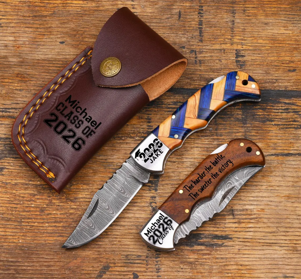 Graduation Gift Ideas, Gift for Graduate High School, Gifts for Him Pocket Knife 2026, Personalized Graduation Gift, College Graduation Gift