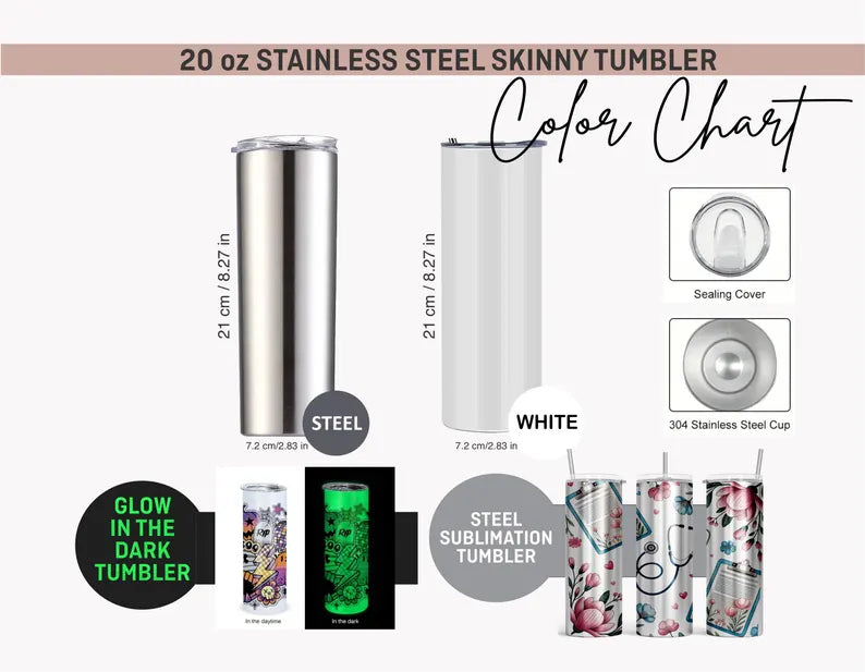 Engraved Mama Tumbler: Floral Design - Stainless Steel with Straw