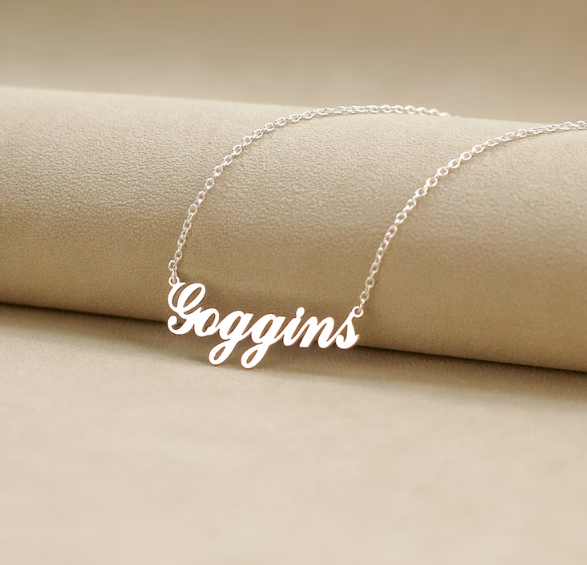 Sterling Silver Name Necklace, Dainty Name Necklace, Nameplate Necklace, Custom Gold Jewelry, Personalized Gifts for Her, Mothers Day Gift