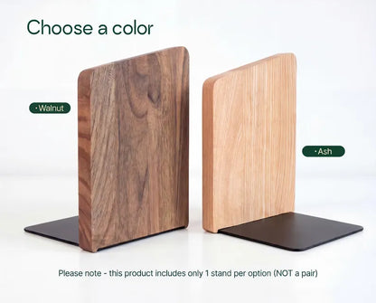 Custom wooden bookend | Personalized bookshelf accessories | Gift for book lovers, graduates, professors