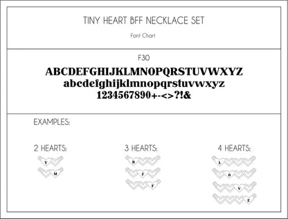 Best Friend Engraved Heart Pendant Necklace Set | Custom Mother Daughter Matching Necklace | Dainty Soul Sisters Necklace | Bridesmaid Gifts