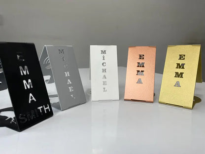 Custom Metal Wall Sign: Personalized Custom Words 5 Color