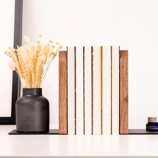 Custom wooden bookend | Personalized bookshelf accessories | Gift for book lovers, graduates, professors