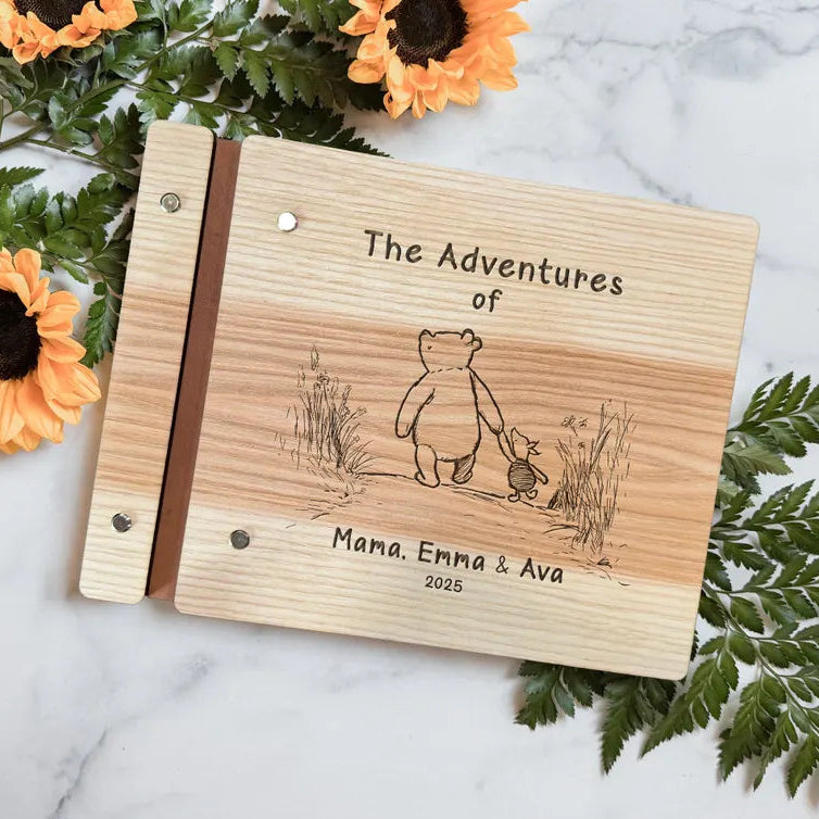 Custom Adventure Book - Mom Gift from Child - Personalized Adventures Mom & Me Scrapbook - Family Photo Album. Mother's Day Gift