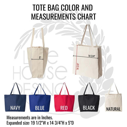 Custom Love Heart Tote Bag with Name: Valentine's Day, Christmas, Bachelorette Gifts for Women