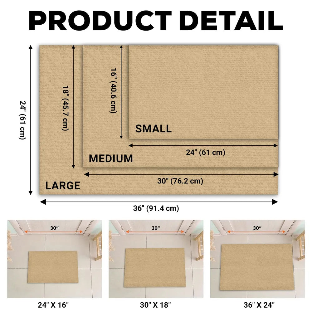 Approved By Dog Cartoon Version 2 - Personalized Custom Doormat