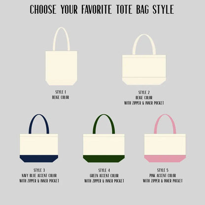 Personalized Canvas Tote Bag with Name, Toy Storage & Book Bag, Nursery Organizer, Toddler Gift, Easter Gifts