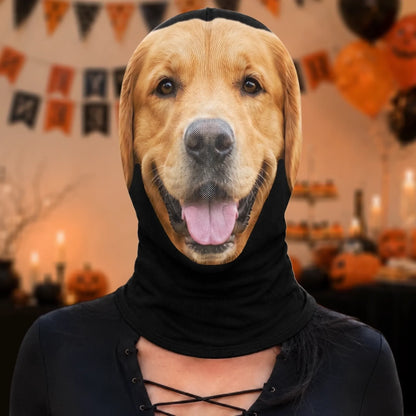 Custom Photo Balaclava Mask-Gifts For Dog Cat Lovers, Dog Dad And Mom, Cat Owners - Pet Monster