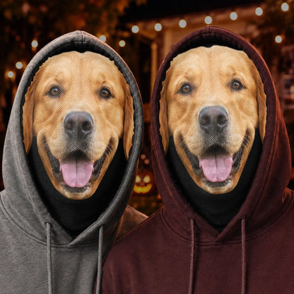 Custom Photo Balaclava Mask-Gifts For Dog Cat Lovers, Dog Dad And Mom, Cat Owners - Pet Monster