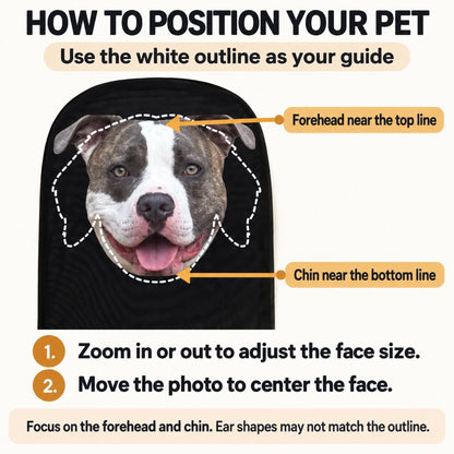 Custom Photo Balaclava Mask-Gifts For Dog Cat Lovers, Dog Dad And Mom, Cat Owners - Pet Monster