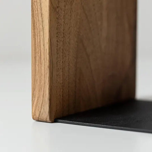 Custom wooden bookend | Personalized bookshelf accessories | Gift for book lovers, graduates, professors