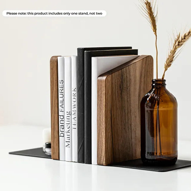 Custom wooden bookend | Personalized bookshelf accessories | Gift for book lovers, graduates, professors