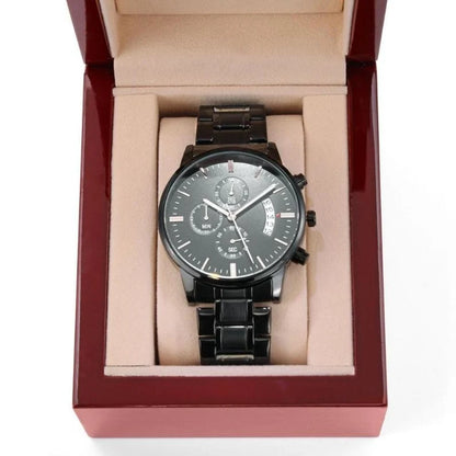 Personalized Graduation Gift for Son Engraved Watch for Him Milestone Custom Gifts Graduate College High School Master Degree Present