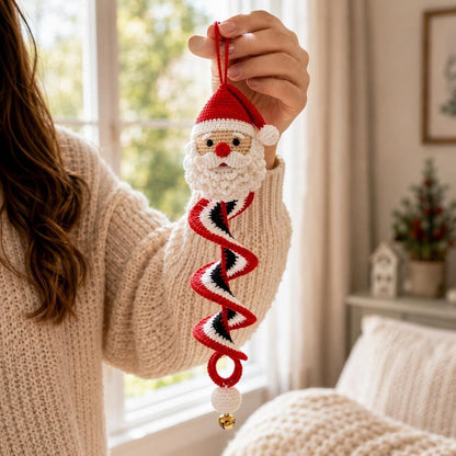Crochet Snowman Spiral Oranment DIY Kit🎅🌲