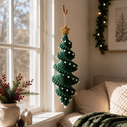 Crochet Snowman Spiral Oranment DIY Kit🎅🌲