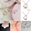 Personalized Heart Necklace ¨C Custom Family Name Beads Necklace