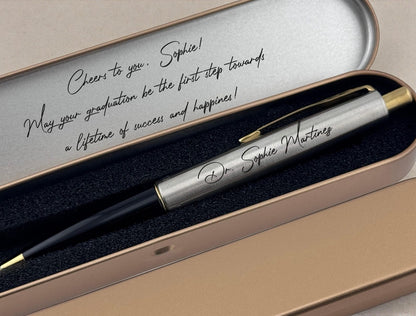 Personalized Parker Pen for Graduation Gift, PhD Graduation Gift, Gift for Graduate, Doctorate Graduation Gift, New Doctor Gift