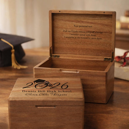 Graduation Boxes 2026, College Graduation Gift, Congrats Grads Gift for Her, High School Keepsake Box for University or College Graduate