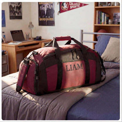 Graduation Gift for Him Personalized Duffle Bag for Son Custom Gym Bag College Graduate Gift Boyfriend Travel Bag High School Grad Present