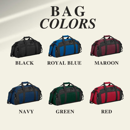 Graduation Gift for Him Personalized Duffle Bag for Son Custom Gym Bag College Graduate Gift Boyfriend Travel Bag High School Grad Present