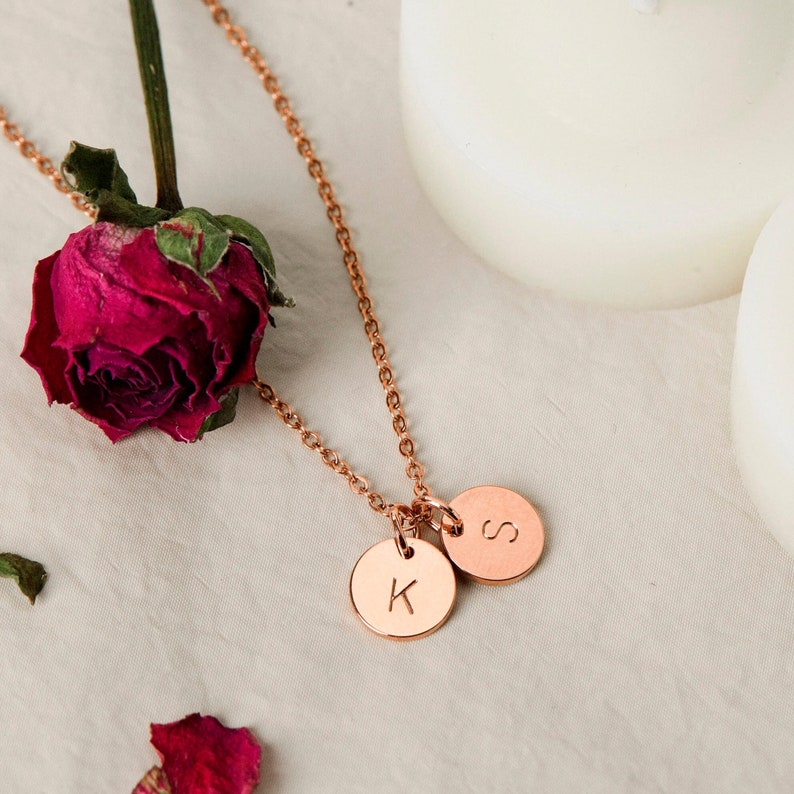 Personalized Initial Necklace Custom Pendant Jewelry Gift for Mom Grandma New Mom Gift Unique Handmade Jewelry Mothers Day Gift For Her