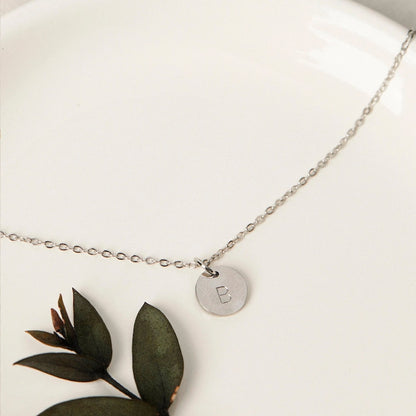 Personalized Initial Necklace Custom Pendant Jewelry Gift for Mom Grandma New Mom Gift Unique Handmade Jewelry Mothers Day Gift For Her