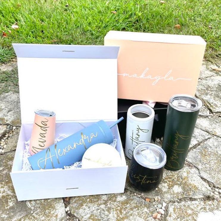 Custom Personalized Name Tumbler | Girl's Trip Tumbler | Stainless Steel Cup Straw | Bridesmaid Gift | Wedding | Mothers Day | Birthday Cup