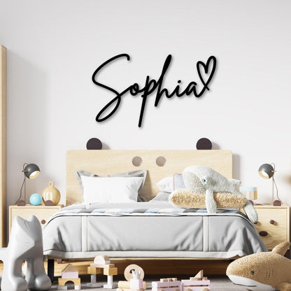 Custom Metal Word, Custom Metal Sign, Your Custom Text, Custom Name Script Metal Sign, Personalized Metal Wall Decor, Custom Design and Logo