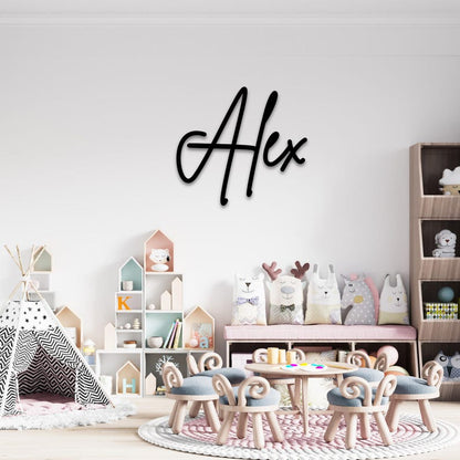 Custom Metal Word, Custom Metal Sign, Your Custom Text, Custom Name Script Metal Sign, Personalized Metal Wall Decor, Custom Design and Logo