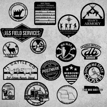 Custom Metal Sign with Logo, Personalized Outdoor Sign, Custom Bar Sign, Circle Any Shape Sign, Waterproof Store Sign, Large Commercial Sign