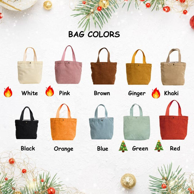 Personalized Name Tote Handbag: Custom Children's Gift,Custom Name Tote Handbag,Baby Shower Gifts, Children's name handbags,Christmas Gift