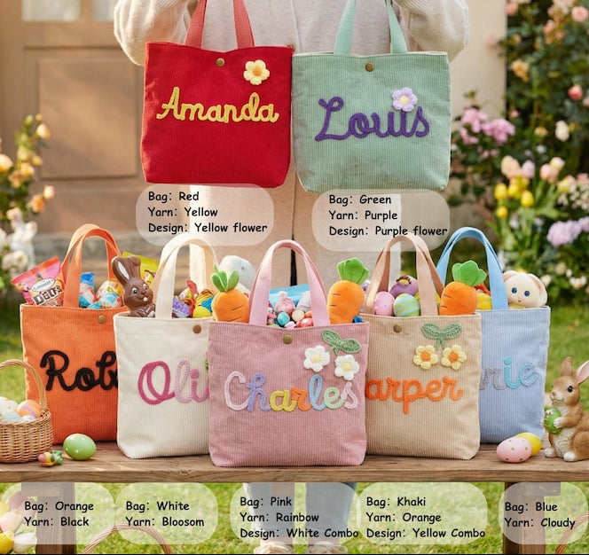 Personalized Name Tote Handbag: Custom Children's Gift,Custom Name Tote Handbag,Baby Shower Gifts, Children's name handbags,Christmas Gift