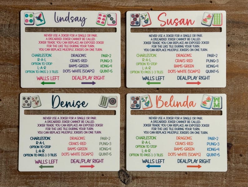 Mahjong Line Reader, Mahjong Accessories, Personalized Mahjong Gifts, Mahjong Line Finder, Mahjong Lover Gift, Mahjong Gift, Mahjong
