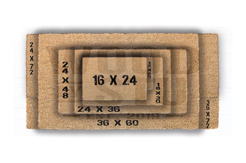 Custom Personalized Doormat: There's No Place Like Grandma And Grandpa's House, Welcome Mat, Door Mat, Mother's Day Gift