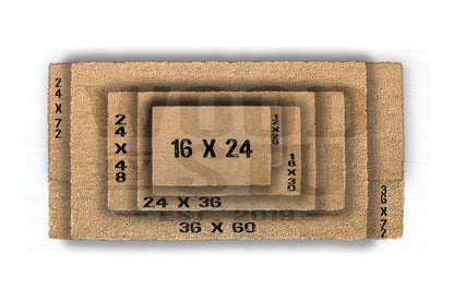 Custom Personalized Doormat: There's No Place Like Grandma And Grandpa's House, Welcome Mat, Door Mat, Mother's Day Gift