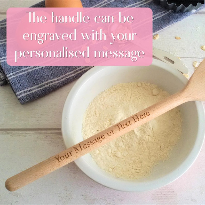 Grandma Bakes The Best Cakes Personalised Baking Wooden Spoon, Mothers Day Spoon Gift, Cake Baking, Birthday Gift, Nana, Nanny, Granny