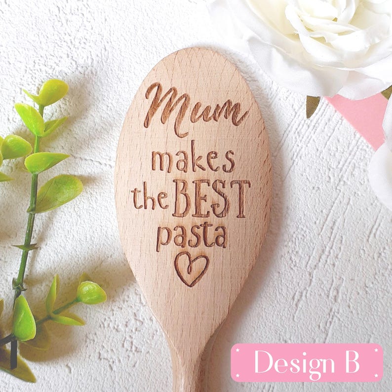 Grandma Bakes The Best Cakes Personalised Baking Wooden Spoon, Mothers Day Spoon Gift, Cake Baking, Birthday Gift, Nana, Nanny, Granny