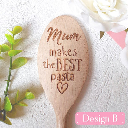 Grandma Bakes The Best Cakes Personalised Baking Wooden Spoon, Mothers Day Spoon Gift, Cake Baking, Birthday Gift, Nana, Nanny, Granny