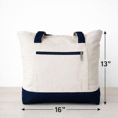 Retirement Gift, Retired Under New Management, Zippered Tote, Funny Retirement Present, Grandma Gift, Mother's Day Gift